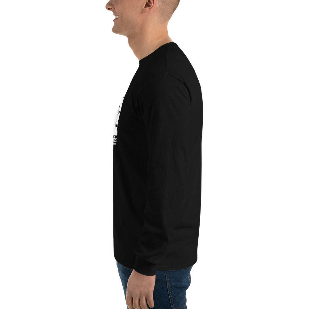 Men’s Long Sleeve Shirt (White Brand Logo).