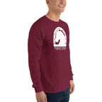 Men’s Long Sleeve Shirt (White Brand Logo).