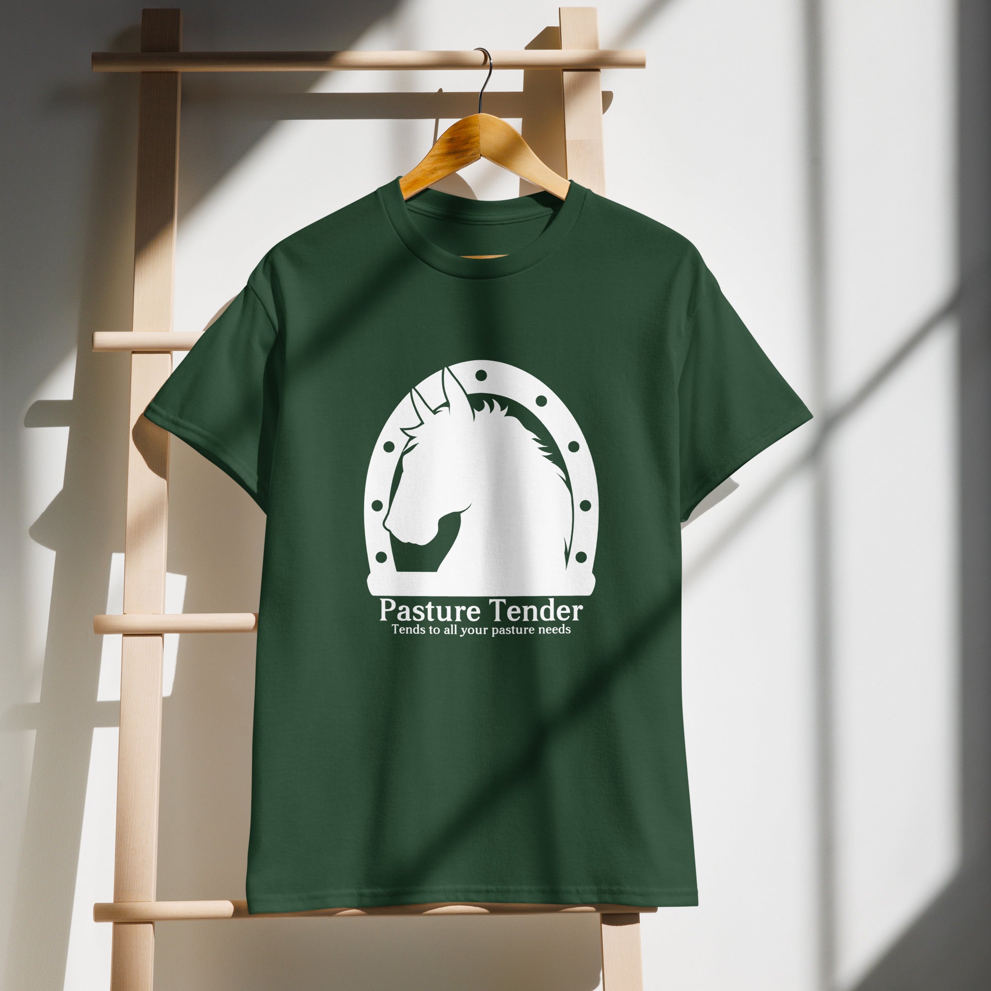 DryBlend® T-Shirt (White Brand Logo).