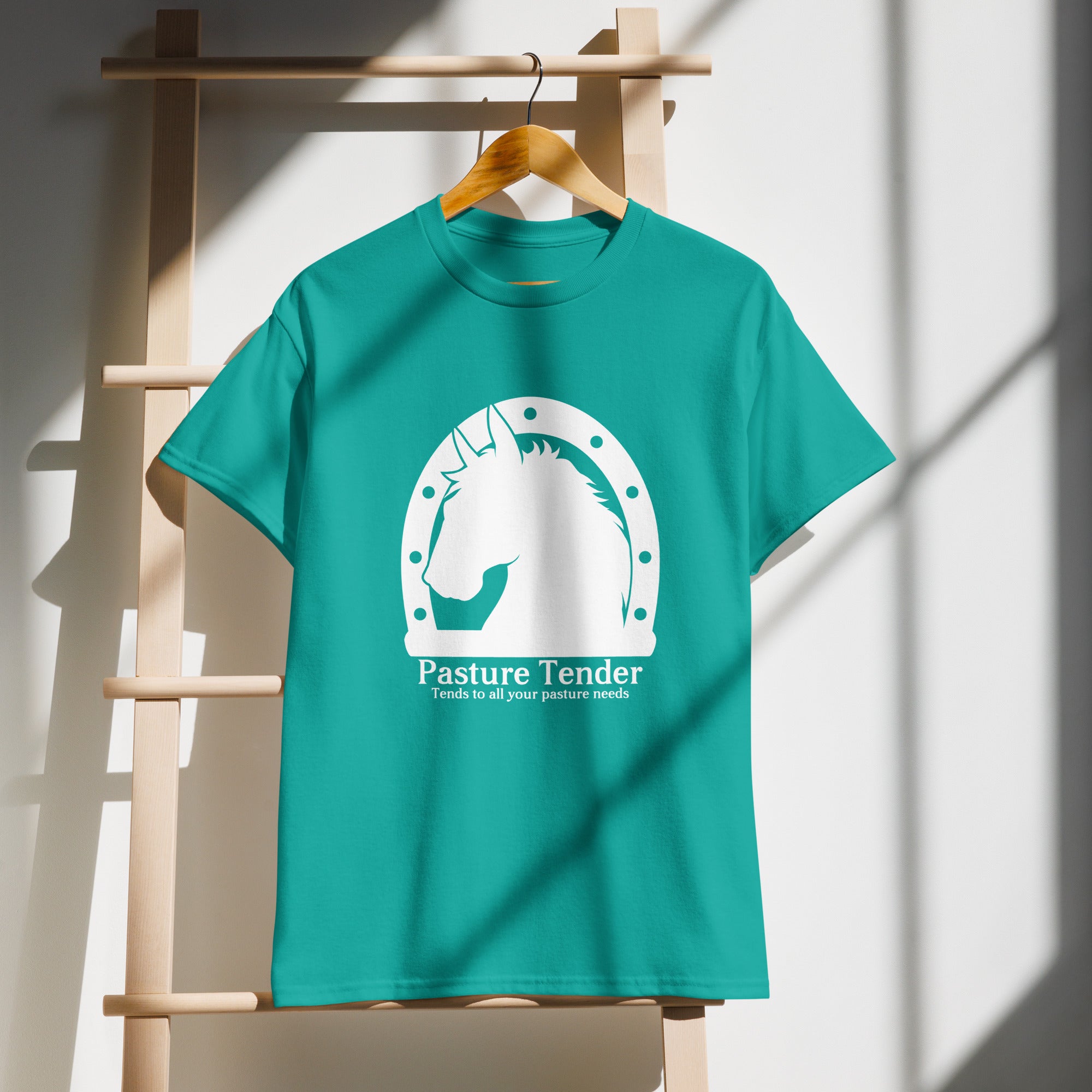 DryBlend® T-Shirt (White Brand Logo).