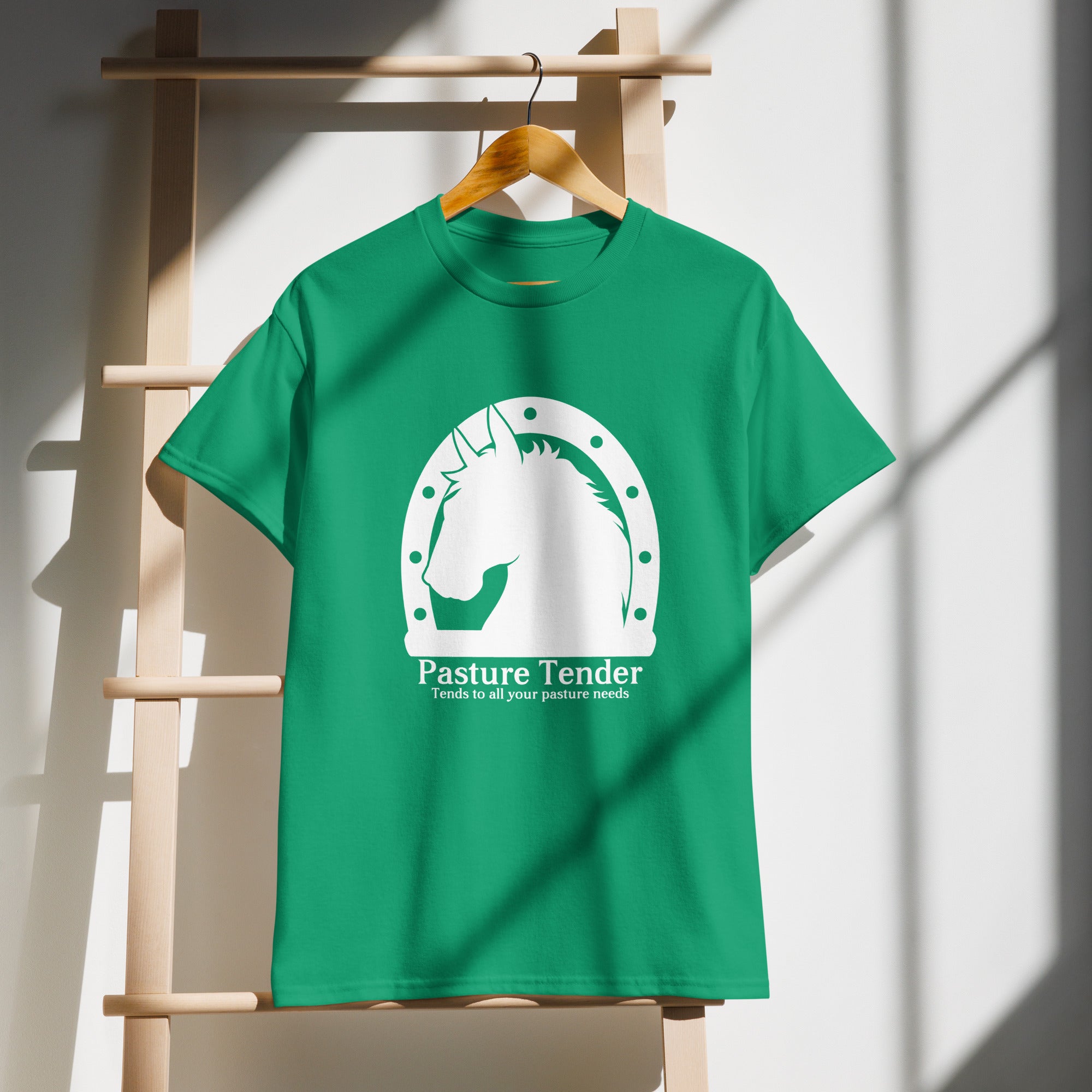 DryBlend® T-Shirt (White Brand Logo).