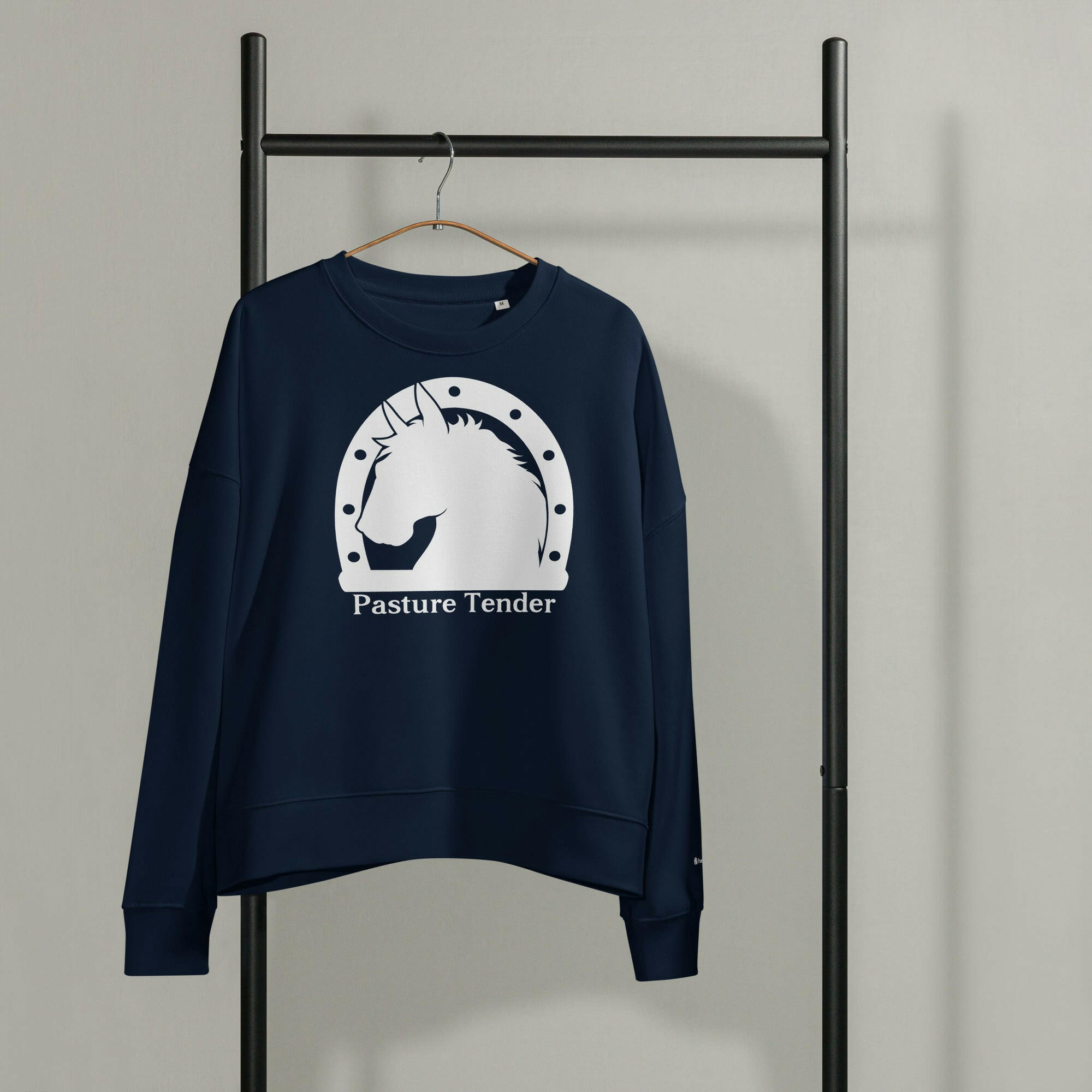 Women’s organic crew neck sweatshirt.